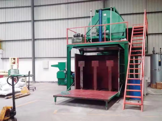 Waste foam scraps recycling mattress rebonded foam machine