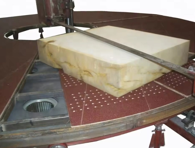 Horizontal Circle sponge cutting machine